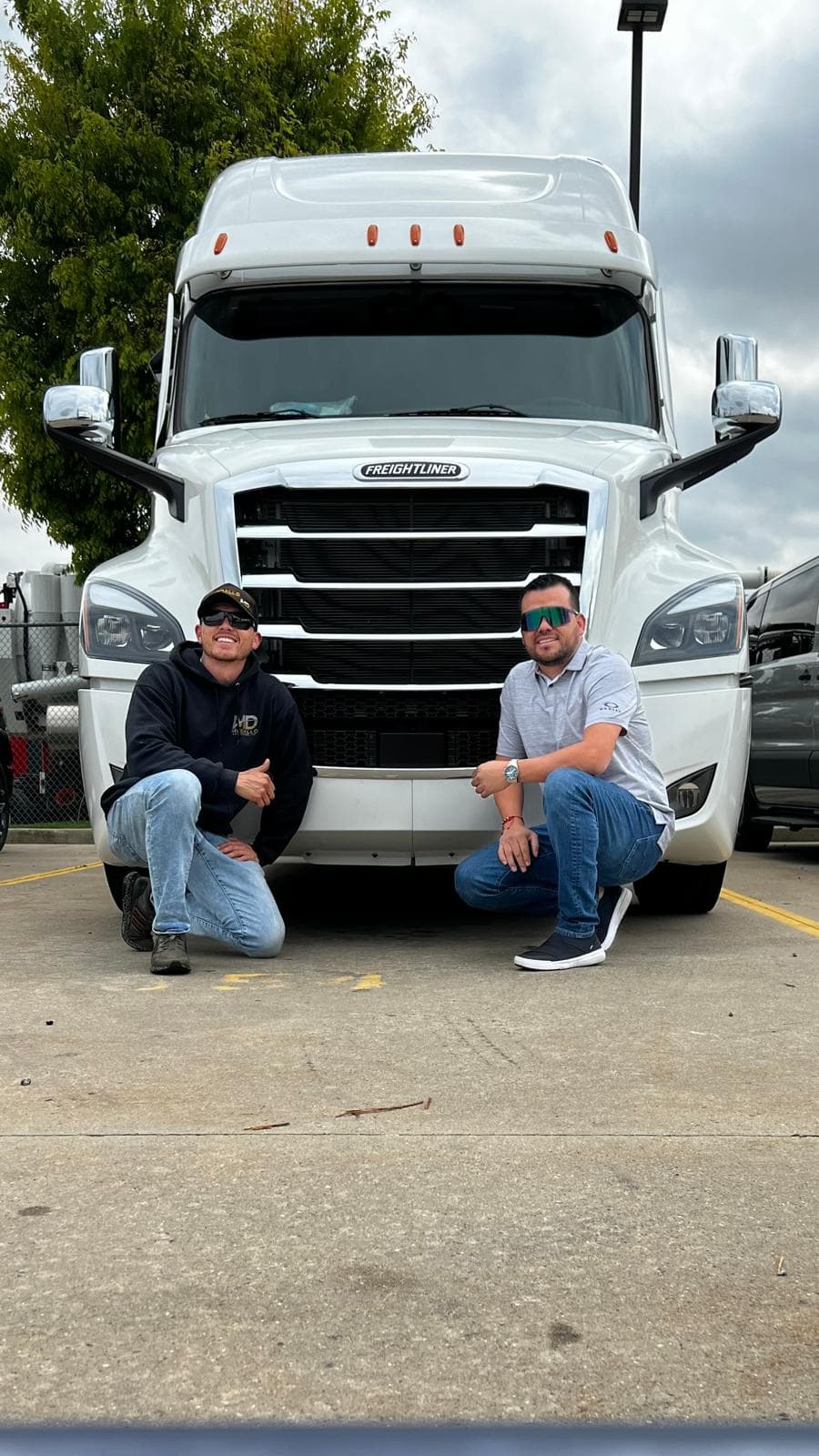 Medallo Enterprises partners at the yard